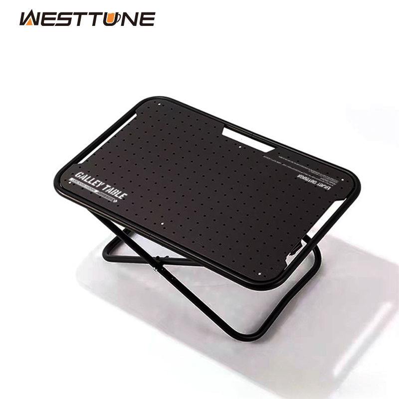 Camping Cooking Table - WESTTUNE Outdoor Camping Folding Table Portable