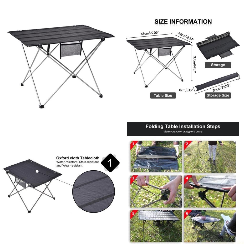 U2JB Outdoor Folding Tables Po - огляд і ціна Camping Cooking Table