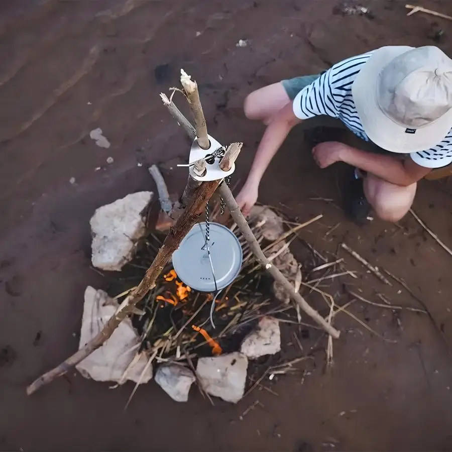 Stainless Steel Portable Campi - огляд і ціна Camping Hiking Cooking