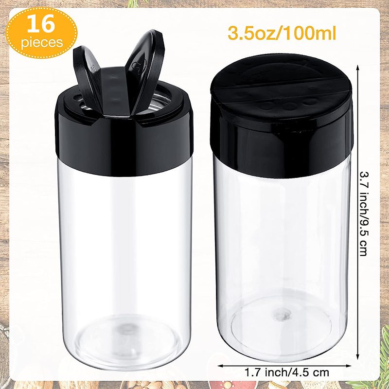 LMETJMA Clear Plastic Spice Ja - огляд і ціна Camping Cooking Container